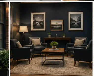 A calm, professional advisory office